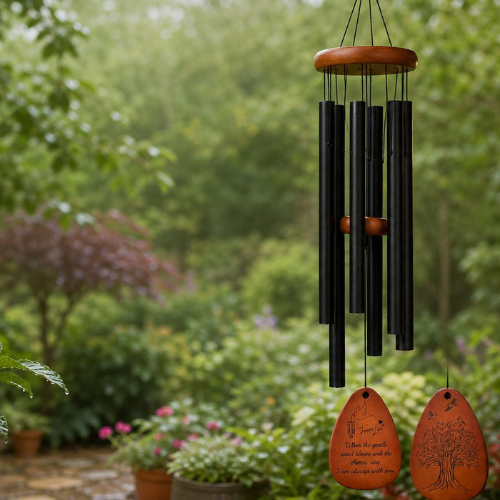 Why Black Aluminum Memorial Wind Chimes Work Well Outdoors