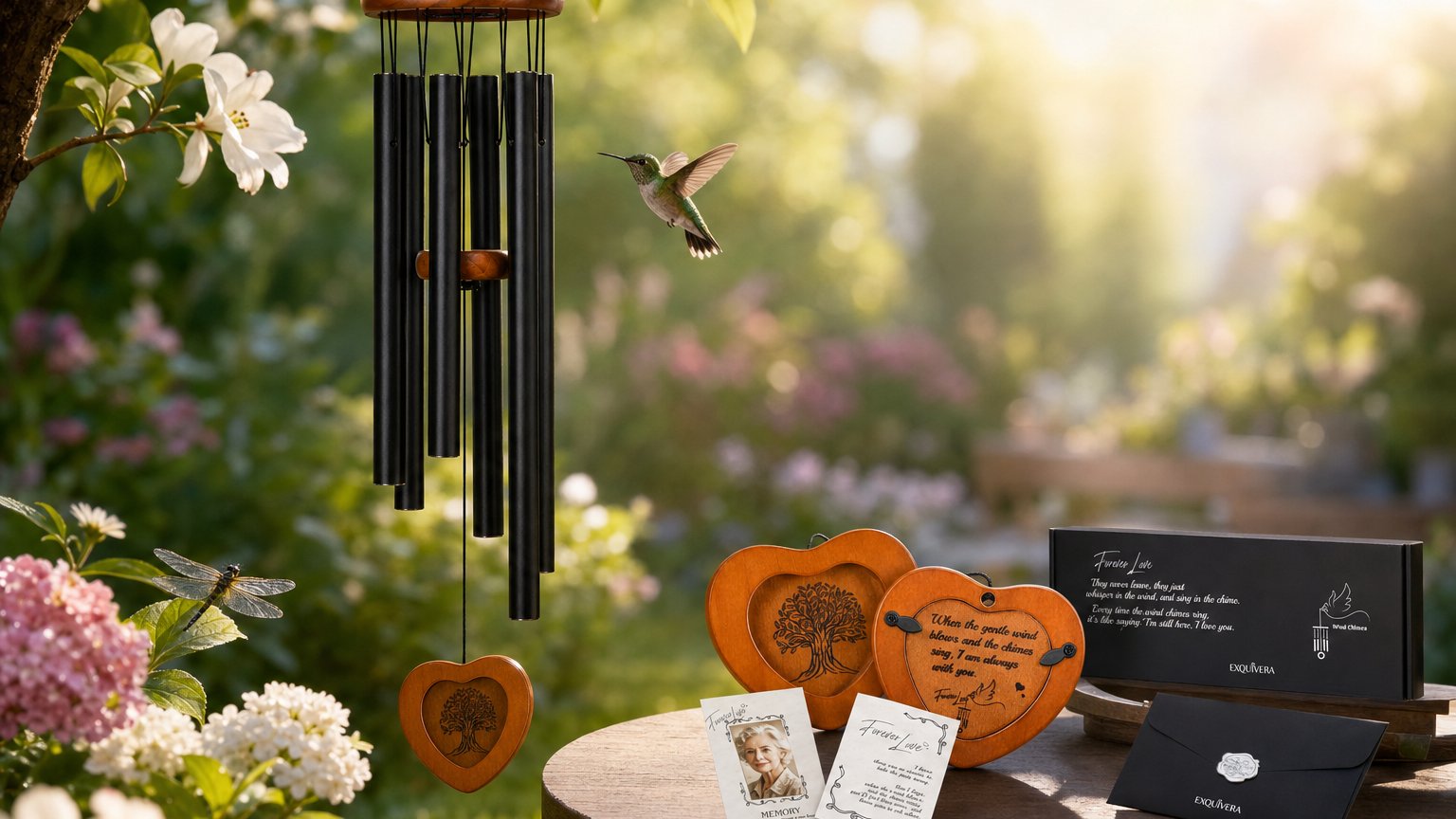 Hummingbird and Dragonfly Symbolism for Memorial Gifts