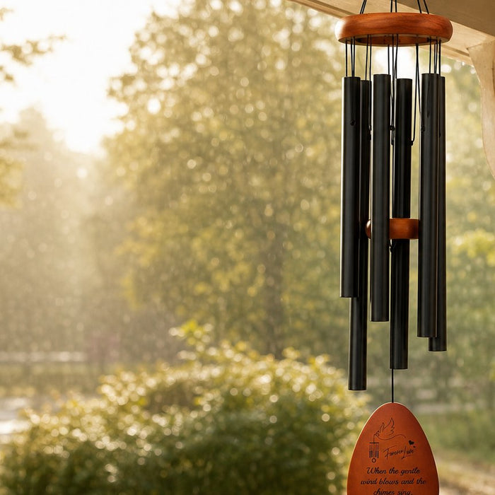 Memorial Wind Chime Care Guide for Rain, Snow, and Sun