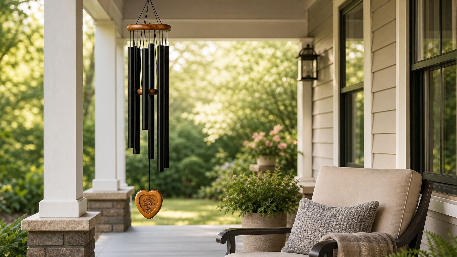 Memorial Wind Chimes for an Elderly or Mobility-Limited Recipient
