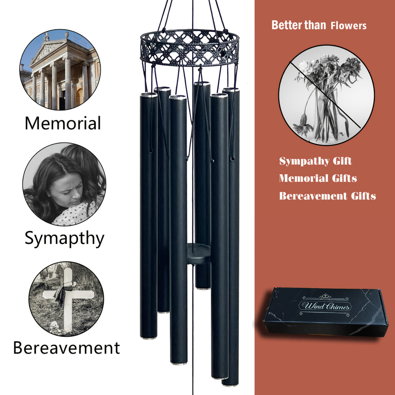Comforting Memorial Wind Chimes - Garden & Courtyard Remembrance Gift