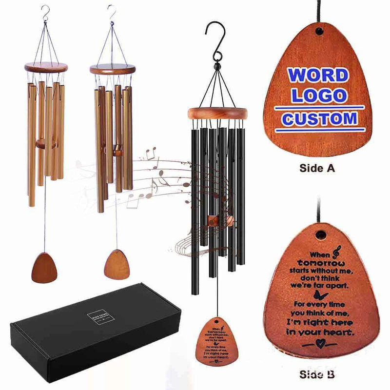 36'' Memorial Wind Chimes for Outside, Sympathy Gift for Loss of Loved One